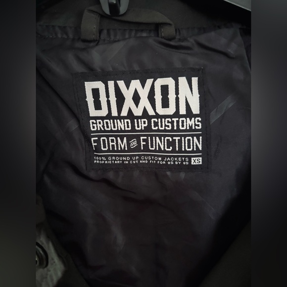 DIXXON Men's Dark Olive/Black Blank Coaches Jacket Size: XS NWOT - Picture 3 of 4